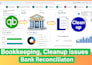 do quickbooks cleanup, setup, bookkeeping and bank reconciliation